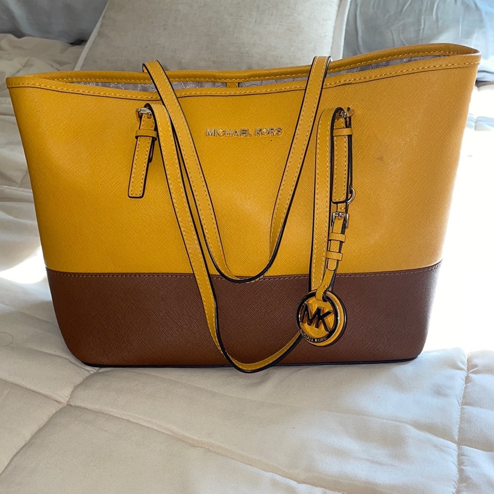 Yellow Michael Kors Bag